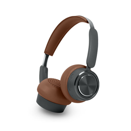 Εικόνα της Ασύρματα Ακουστικά Bluetooth Καφέ/Μαύρο M-271 BO MUSE