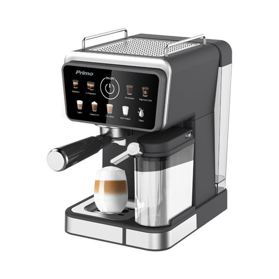 Εικόνα της Μηχανή Espresso+Milk frother PREM-40532 Primo Hot & Cold 3σε1 20Bar Digital Μαύρη-Inox