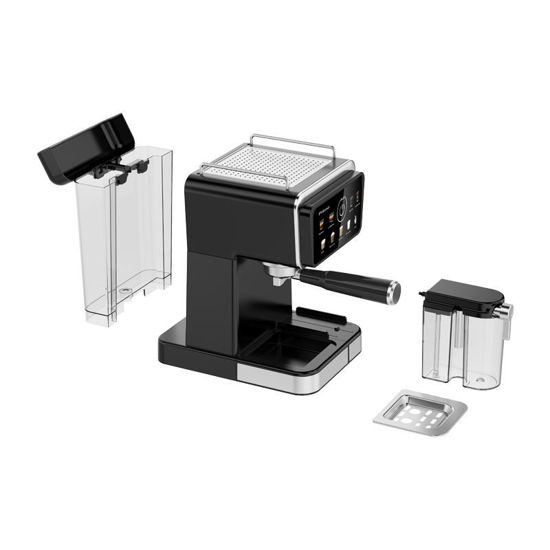 Εικόνα της Μηχανή Espresso+Milk frother PREM-40532 Primo Hot & Cold 3σε1 20Bar Digital Μαύρη-Inox