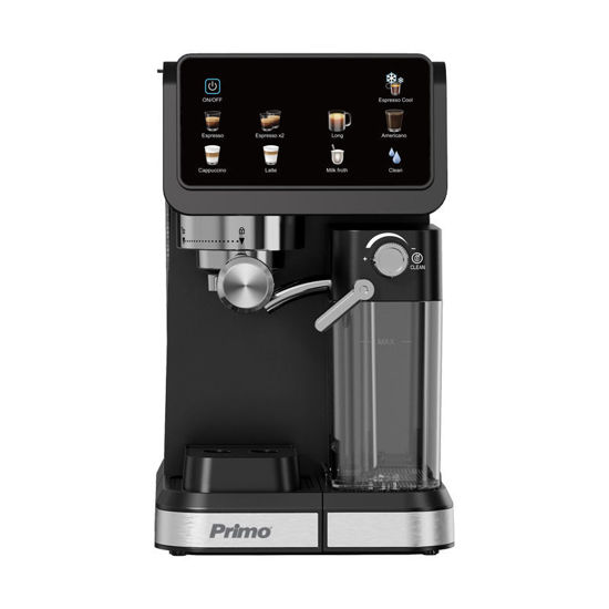 Εικόνα της Μηχανή Espresso+Milk frother PREM-40570 Primo Hot & Cold 3σε1 20Bar Touch screen Μαύρη-Inox