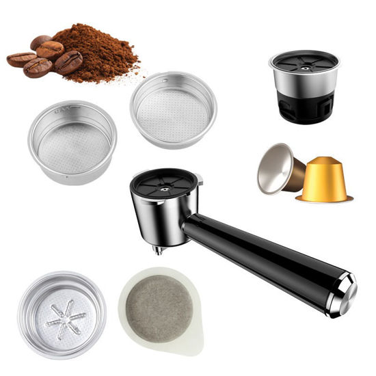 Εικόνα της Μηχανή Espresso+Milk frother PREM-40570 Primo Hot & Cold 3σε1 20Bar Touch screen Μαύρη-Inox