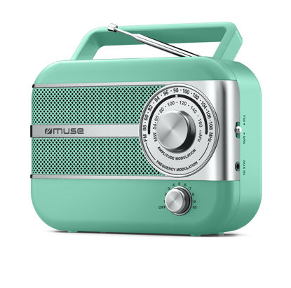 Εικόνα της Ραδιόφωνο M-056AG MUSE Μπαταρίας-Ρεύματος Αναλογικό Πράσινο Retro