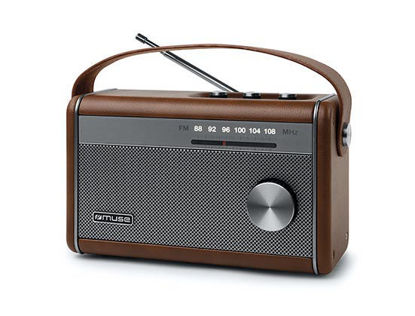 Εικόνα της Ραδιόφωνο M-098BR MUSE Μπαταρίας-Ρεύματος με Bluetooth Καφέ