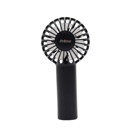 Εικόνα της Ανεμιστήρας Mini Χειρός PRMF-80690 Primo 2.5'' 6cm Μαύρος Επαναφορτιζόμενος