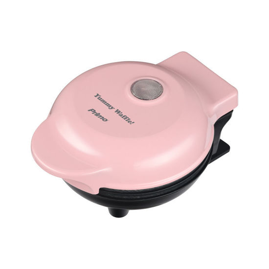Εικόνα της Βαφλιέρα mini PRWM-40546 Primo 500W Αντικολλητικές πλάκες, Ροζ