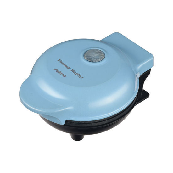 Εικόνα της Βαφλιέρα mini PRWM-40547 Primo 500W Αντικολλητικές πλάκες, Μπλε