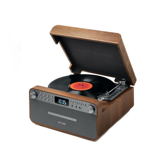 Εικόνα της Πικάπ-Ραδιόφωνο MT-118AΤ MUSE με USB & Bluetooth Wooden