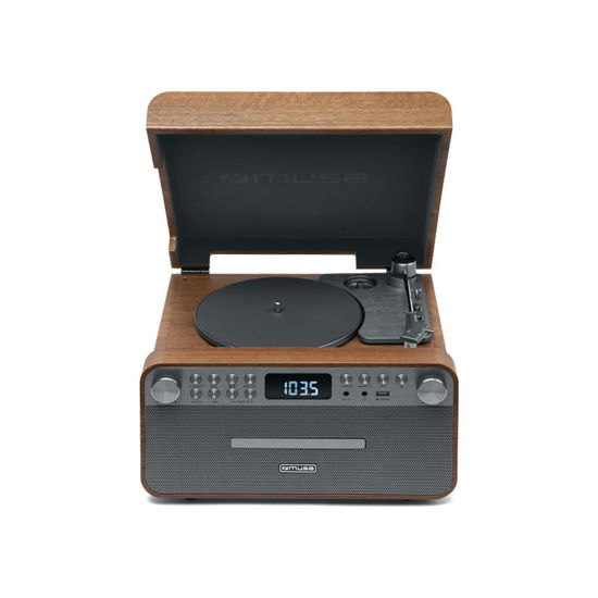 Εικόνα της Πικάπ-Ραδιόφωνο MT-118AΤ MUSE με USB & Bluetooth Wooden