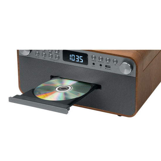 Εικόνα της Πικάπ-Ραδιόφωνο MT-118AΤ MUSE με USB & Bluetooth Wooden