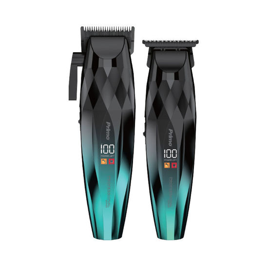 Εικόνα της Σετ Κουρευτικές μηχανές PRΗΤ-40560B+PRHT-40560S PRIMO Επαναφ Digital Πράσινο mirror