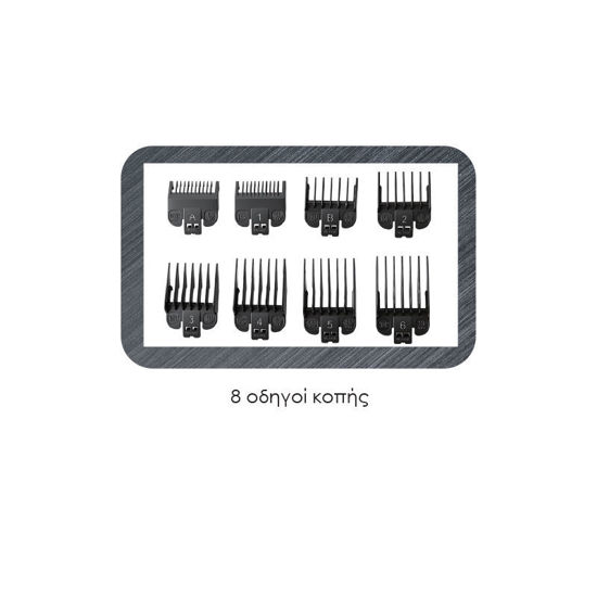 Εικόνα της Κουρευτική μηχανή PRΗΤ-40564 PRIMO Επαναφ 180Μ Digital Μαύρη/Τυρκουάζ