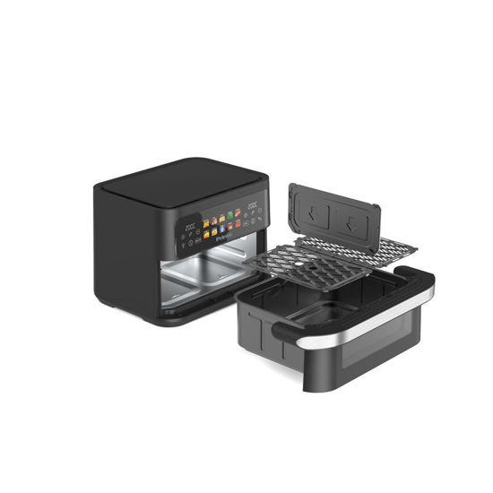 Εικόνα της Φριτέζα Αέρος PRAF-40530 Primo Dual Zone Digital 11L 2800W Inox/Μαύρο