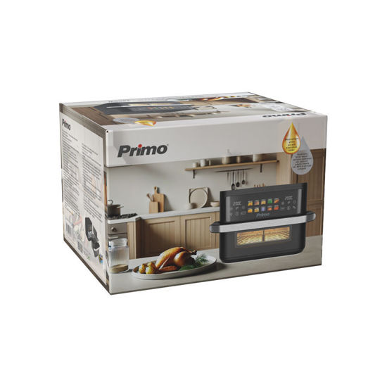 Εικόνα της Φριτέζα Αέρος PRAF-40530 Primo Dual Zone Digital 11L 2800W Inox/Μαύρο