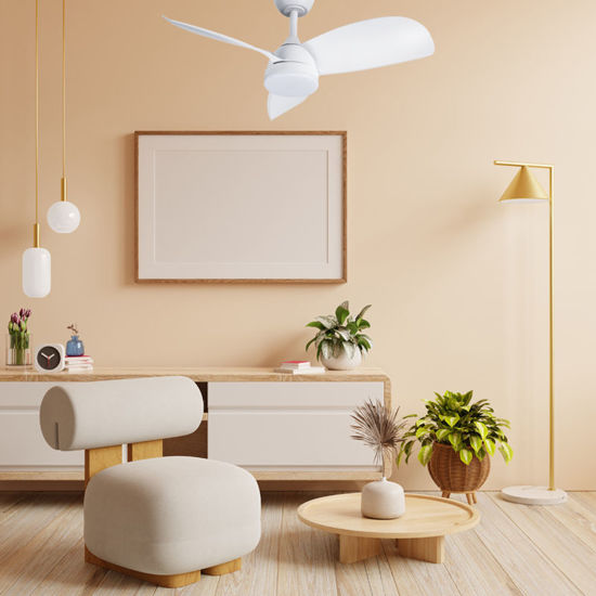 Εικόνα της Ανεμιστήρας Οροφής PRCF-80658 PRIMO 36'' 91εκ. DC Με Τηλεχειριστήριο 1 Φως LED 3Φτερά Λευκός
