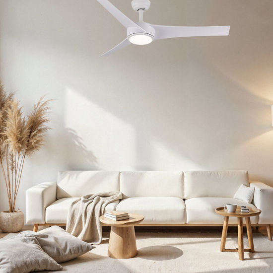 Εικόνα της Ανεμιστήρας Οροφής PRCF-80674 Primo DC 52'' 132εκ. Με Τηλεχειριστήριο 1Φως LED 3Φτερά Λευκός