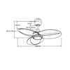 Εικόνα της Ανεμιστήρας Οροφής PRCF-80680 Primo DC 42'' 106εκ. Με Τηλεχειριστήριο 1Φως LED 3Φτερά Λευκός