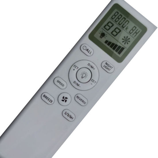 Εικόνα της Ανεμιστήρας Οροφής PRCF-80724 Primo 52'' 132εκ. Με Τηλεχειριστήριο 1Φως LED 3Φτερά Μαύρος