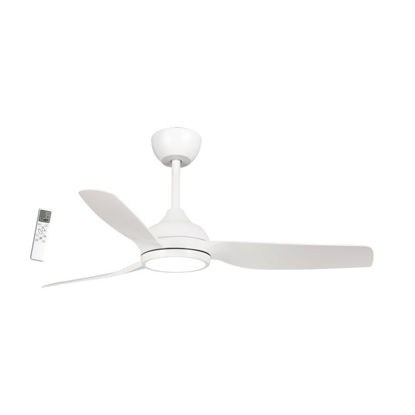 Εικόνα της Ανεμιστήρας Οροφής PRCF-80727 PRIMO 52'' 132εκ. Με Τηλεχειριστήριο 1 Φως LED 3Φτερά IP66 με WiFi Λευκός