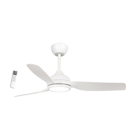 Εικόνα της Ανεμιστήρας Οροφής PRCF-80727 PRIMO 52'' 132εκ. Με Τηλεχειριστήριο 1 Φως LED 3Φτερά IP66 με WiFi Λευκός