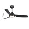 Εικόνα της Ανεμιστήρας Οροφής PRCF-80728 PRIMO 52'' 132εκ. Με Τηλεχειριστήριο 1 Φως LED 3Φτερά IP66 με WiFi Μαύρος
