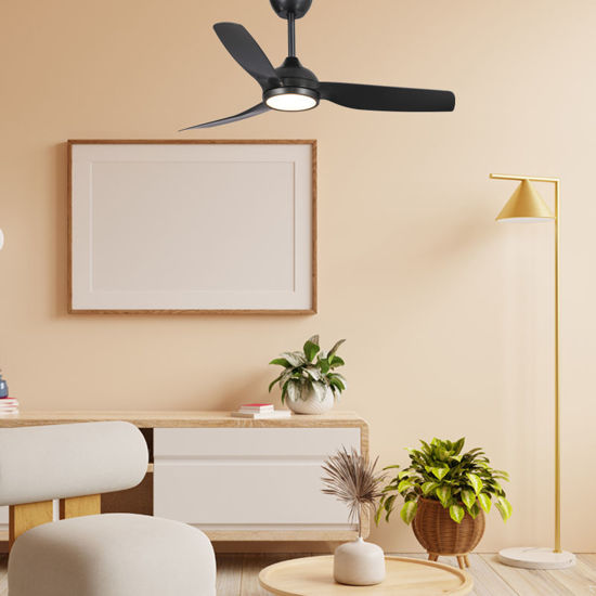 Εικόνα της Ανεμιστήρας Οροφής PRCF-80728 PRIMO 52'' 132εκ. Με Τηλεχειριστήριο 1 Φως LED 3Φτερά IP66 με WiFi Μαύρος