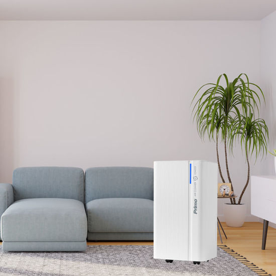Εικόνα της Αφυγραντήρας PRDH-45020i Primo 12L Ηλ/νικός R290 Με Χρωματική 'Ενδειξη Υγρασίας + Ιονιστή + Φίλτρο Ενεργού 'Ανθρακα Λευκός
