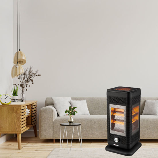 Εικόνα της Θερμάστρα Χαλαζία PRQH-81118 Primo 2000W Μαύρη