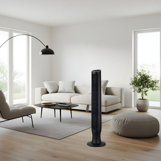 Εικόνα της Ανεμιστήρας Πύργος PRTF-80731 Primo 42'' 107εκ. Με Τηλεχειριστήριο Μαύρος