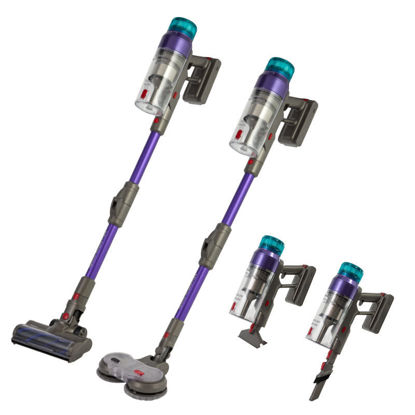 Εικόνα της Σκούπα επαναφορτιζόμενη PRVC-40507 Primo Apollo Aqua Flex 3σε1 29.6V BLDC μοτέρ Γκρι-Μωβ