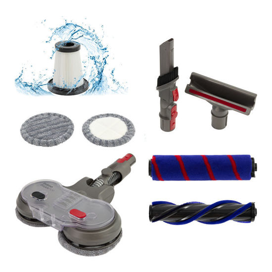 Εικόνα της Σκούπα επαναφορτιζόμενη PRVC-40507 Primo Apollo Aqua Flex 3σε1 29.6V BLDC μοτέρ Γκρι-Μωβ