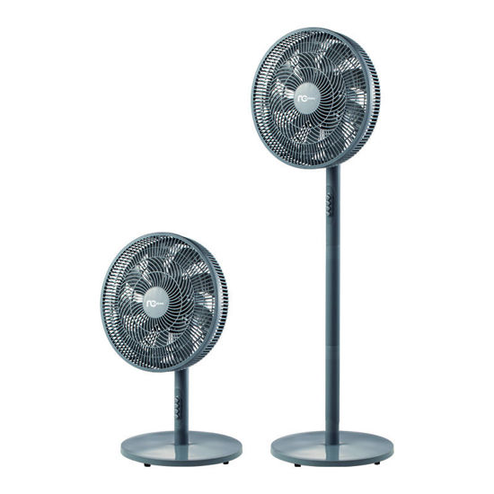 Εικόνα της Ανεμιστήρας Ορθοστάτης  ΝSF-80699 Neotec 16'' 40εκ. 9Φτερά Γκρι 2 σε 1