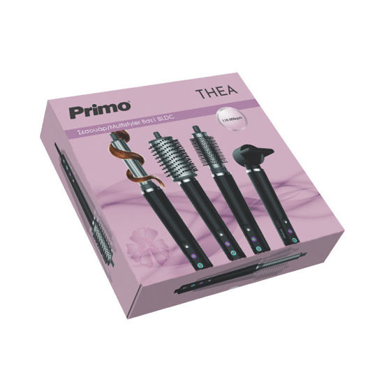 Εικόνα της Multi Styler Primo THEA PRHS-40535 8 σε 1 Ηλεκτρική Βούρτσα με Αέρα για Μπούκλες και Ίσιωμα 1500W